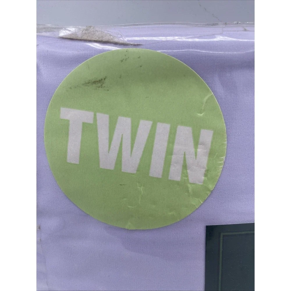 NOS Vintage Ralph Lauren Flat Sheet Twin Size Periwinkle